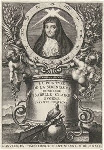 Portret van Isabella Clara Eugenia, infante van Spanje
