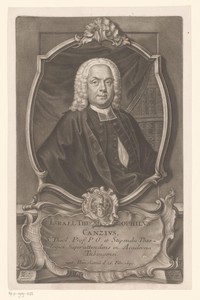 Portret van Israel Gottlieb Canz