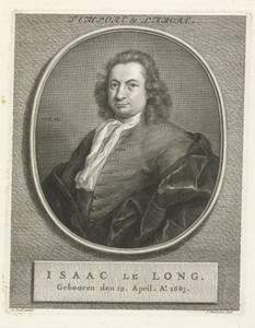 Portret van Izaak le Long
