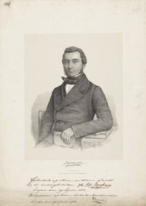 Portret van J.H. Scholten
