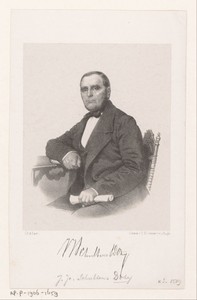 Portret van J. Jc. Schultens Dozy