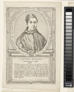 Portret van Jacob Bassolini, 35ste Minister Generaal van de franciscaner orde