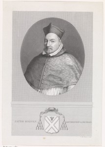 Portret van Jacob Boonen, aartsbisschop van Mechelen