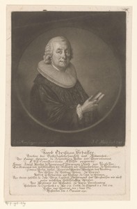 Portret van Jacob Christian von Schaeffer