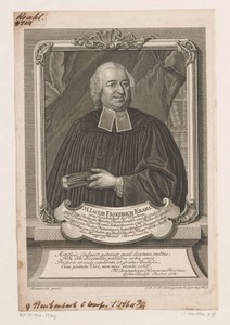 Portret van Jacob Friedrich Krahl