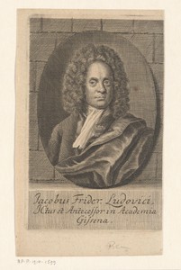 Portret van Jacob Friedrich Ludovici
