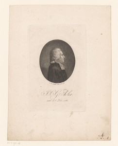 Portret van Jacob Georg Christian Adler