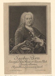 Portret van Jacob Heinrich Born