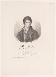 Portret van Jacob Hobein op 21-jarige leeftijd