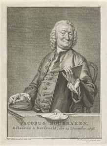 Portret van Jacob Houbraken
