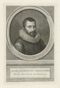 Portret van Jacob Jacobszoon Hinlopen