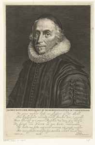 Portret van Jacob Johannes Batelier