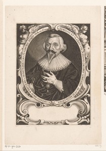 Portret van Jacob Löffler op 54-jarige leeftijd