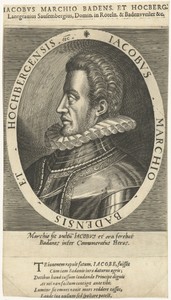 Portret van Jacob markgraaf van Baden-Hachberg