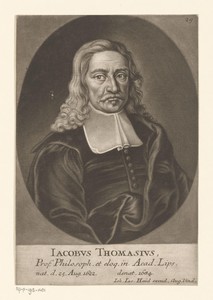 Portret van Jacob Thomasius