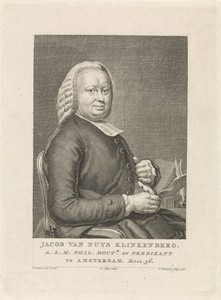 Portret van Jacob van Nuys Klinkenberg