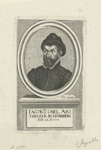 Portret van Jacob Zobel