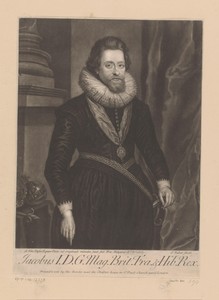 Portret van Jacobus I, koning van Engeland