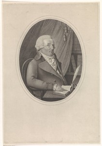 Portret van Jacobus Johannes Schrijver