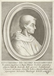Portret van Jacobus Magliabechius