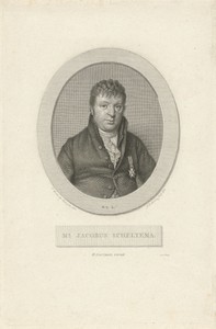 Portret van Jacobus Scheltema