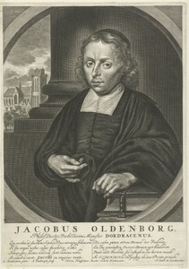 Portret van Jacobus van Oldenburg, predikant