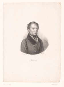Portret van Jacques-Antoine Manuel
