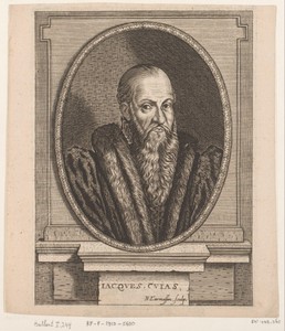 Portret van Jacques Cujas