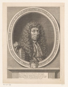 Portret van Jacques de Solleysel op 63-jarige leeftijd