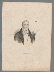 Portret van Jacques Lafitte