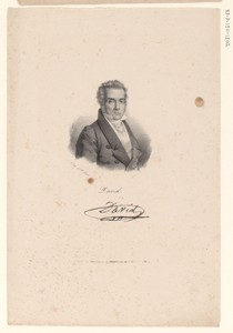 Portret van Jacques-Louis David