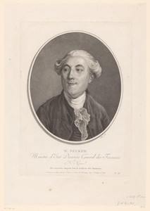 Portret van Jacques Necker