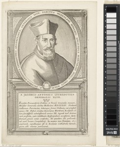 Portret van Jaime Antonio Ferduzzi, 47ste Minister Generaal van de franciscaner orde
