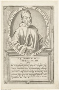 Portret van Jaime Fabretti, 71ste Minister Generaal van de franciscaner orde