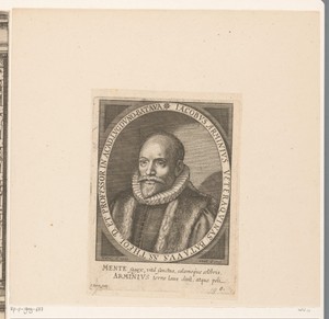 Portret van Jakob Arminius