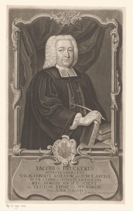 Portret van Jakob Brucker