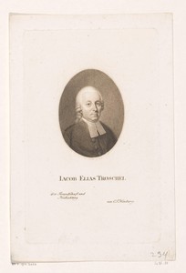Portret van Jakob Elias Troschel
