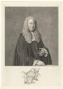 Portret van Jan Baptista Slicher