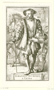 Portret van Jan Beukelsz. van Leiden (Jan van Leyden)