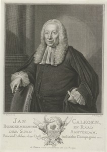 Portret van Jan Calkoen
