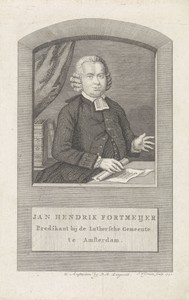 Portret van Jan Hendrik Fortmeijer