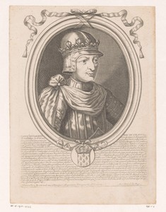 Portret van Jan II, koning van Frankrijk