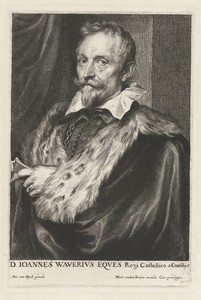Portret van Jan van den Wouwer, raadsheer van aartshertog Albrecht van Oostenrijk