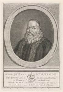 Portret van Jan van Miggrode