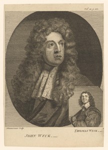 Portret van Jan Wyck en Thomas Wijck