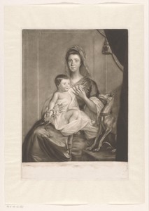 Portret van Jane Cathcart en haar dochter Jane