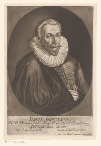 Portret van Janus Gruterus