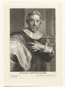 Portret van Jean Baptiste Barbé