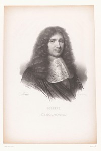 Portret van Jean-Baptiste Colbert