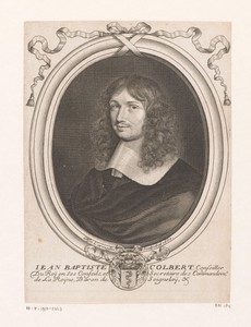 Portret van Jean-Baptiste Colbert